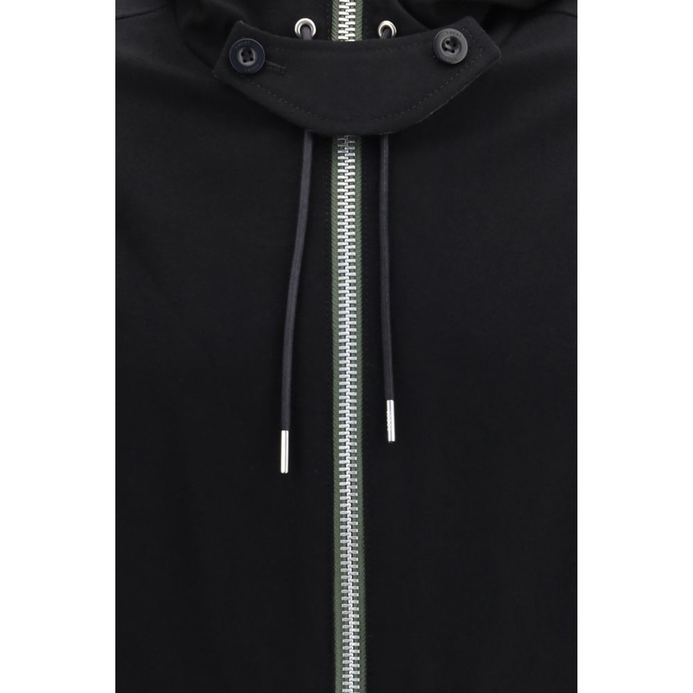 Sacai Black Wool Oves Aries Sweatshirt Sacai