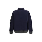 Sacai Blue Cotton Polo Shirt Sacai
