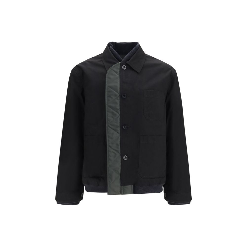 Sacai Black Nylon Bomber Sacai
