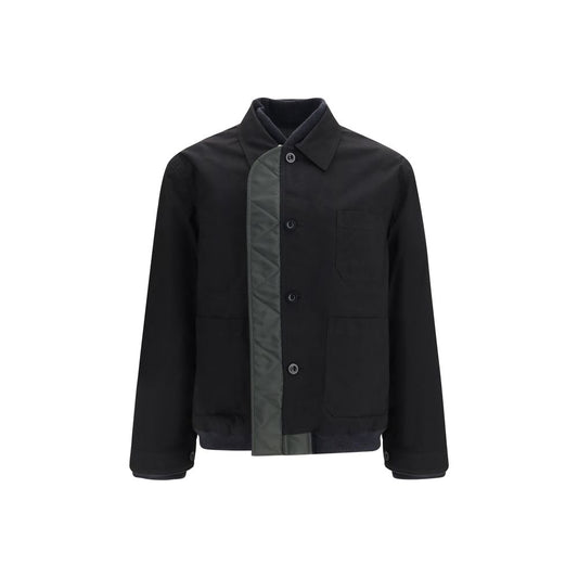 Sacai Black Nylon Bomber Sacai