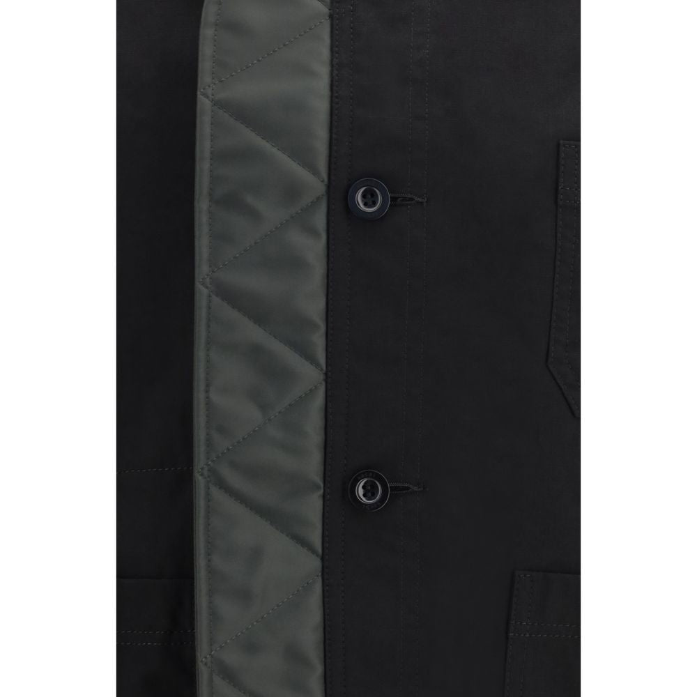 Sacai Black Nylon Bomber Sacai