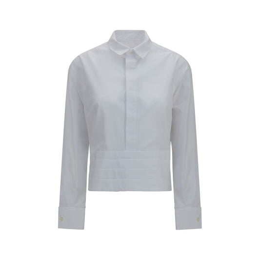 Sacai White Cotton Dress Shirt Sacai