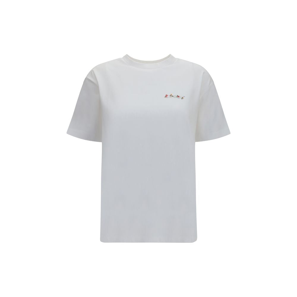 Off-White White Cotton T-Shirt Off-White