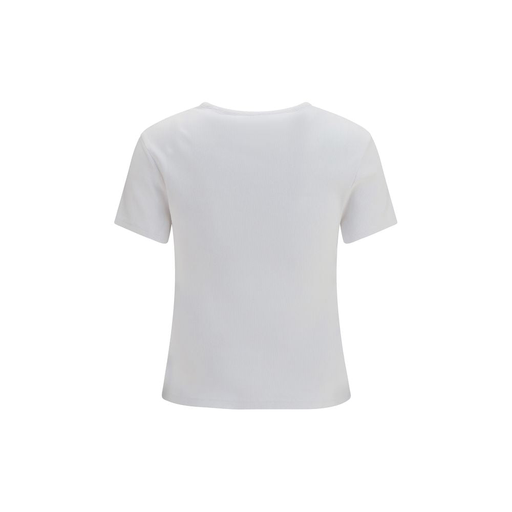 Off-White White Cotton T-Shirt Off-White