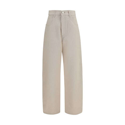 Rohe Beige Cotton Straight-Leg Jeans Rohe