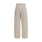 Rohe Beige Cotton Straight-Leg Jeans
