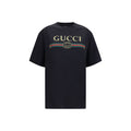 Gucci Black Cotton T-Shirt Gucci