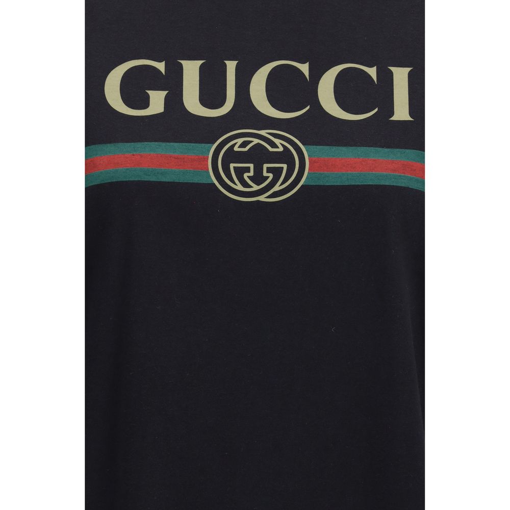 Gucci Black Cotton T-Shirt Gucci