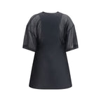 Balenciaga Black Wool Oves Aries Casual Dress Balenciaga