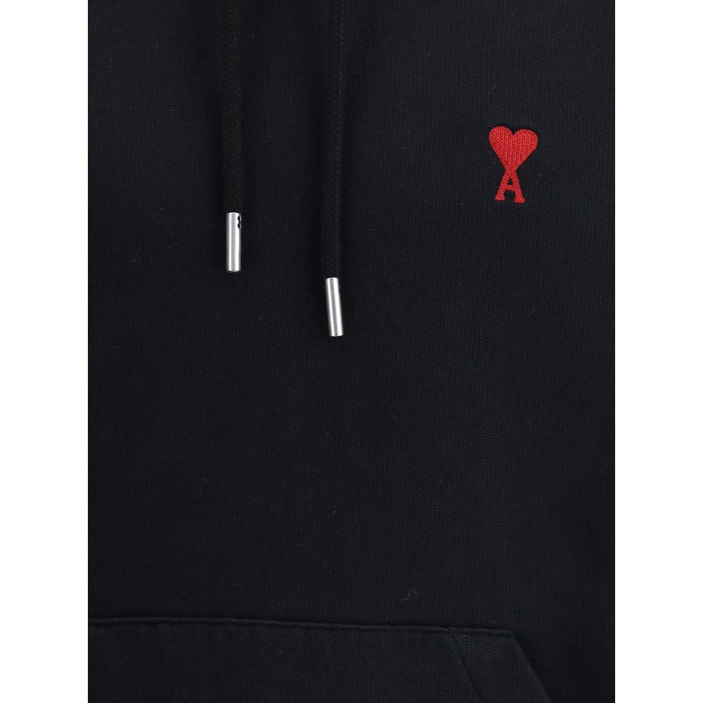 Ami Paris Black Cotton Sweatshirt Ami Paris
