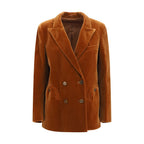 Blazé Milano Brown Cotton Blazer