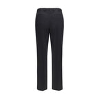 PT Torino Black Wool Oves Aries Casual Pants PT Torino