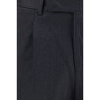 PT Torino Gray Wool Oves Aries Casual Pants PT Torino