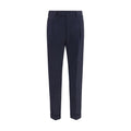 PT Torino Blue Wool Oves Aries Casual Pants PT Torino