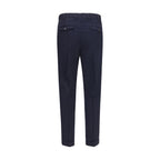 PT Torino Blue Wool Oves Aries Casual Pants PT Torino