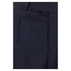PT Torino Blue Wool Oves Aries Casual Pants PT Torino
