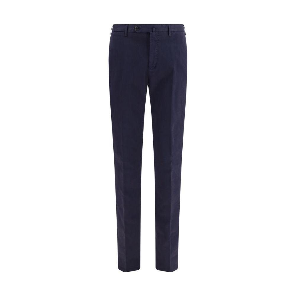 PT Torino Blue Elastane Casual Pants PT Torino