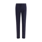 PT Torino Blue Elastane Casual Pants PT Torino