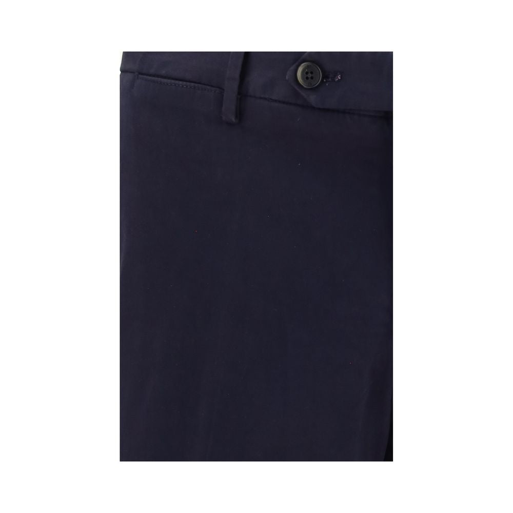 PT Torino Blue Elastane Casual Pants PT Torino
