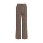 P.A.R.O.S.H. Brown Wool Oves Aries Casual Pants P.A.R.O.S.H.