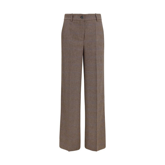 P.A.R.O.S.H. Brown Wool Oves Aries Casual Pants P.A.R.O.S.H.
