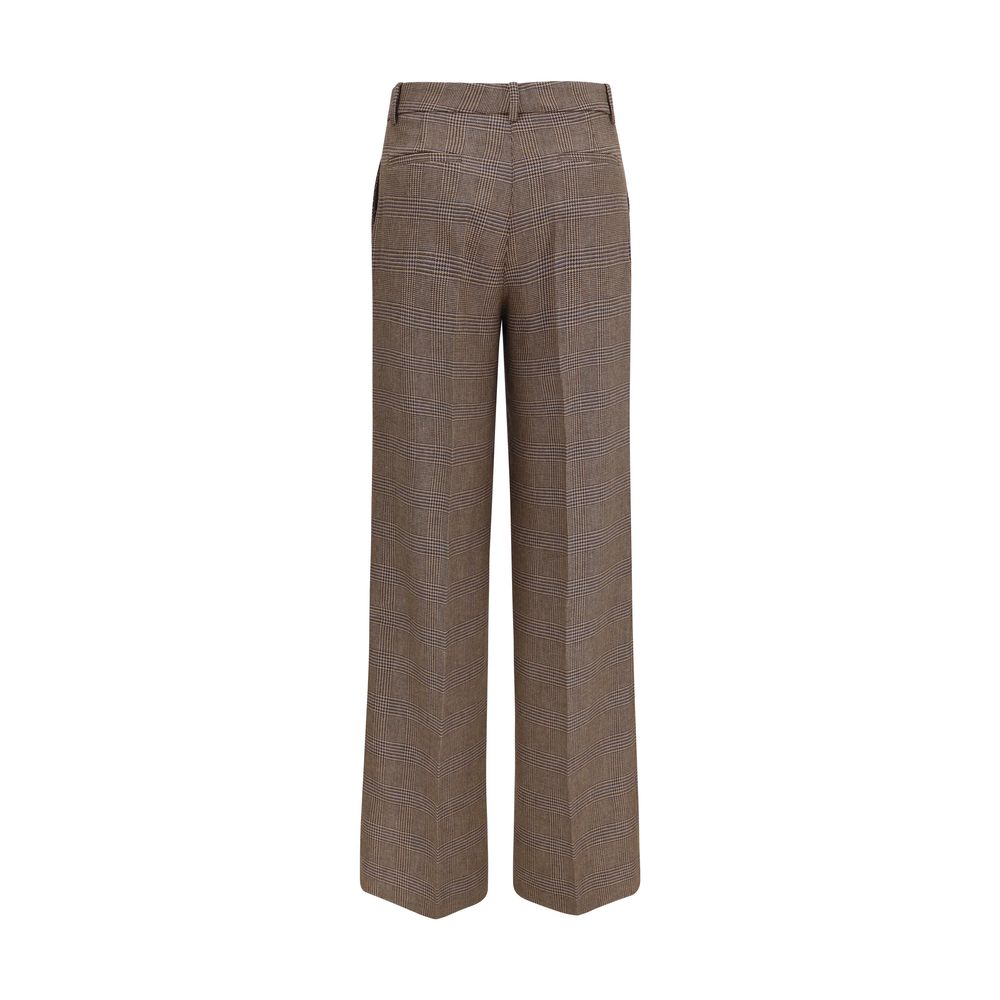 P.A.R.O.S.H. Brown Wool Oves Aries Casual Pants P.A.R.O.S.H.