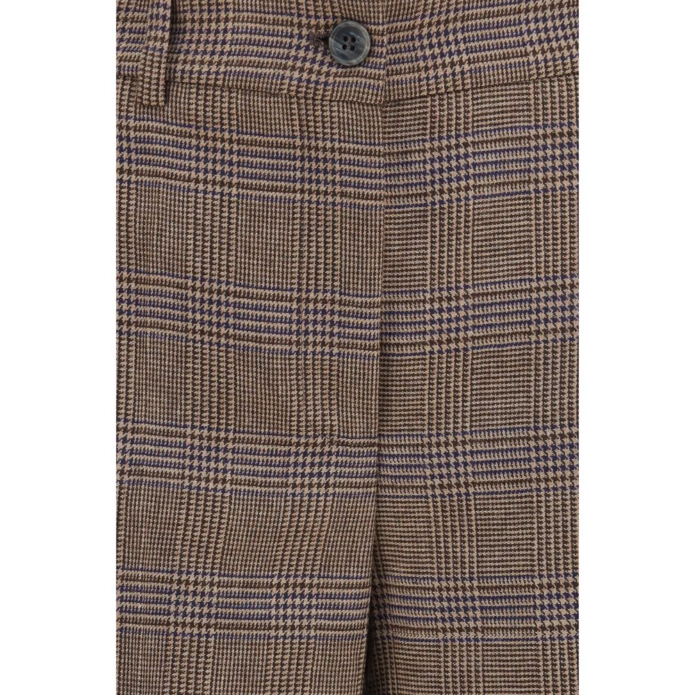 P.A.R.O.S.H. Brown Wool Oves Aries Casual Pants P.A.R.O.S.H.