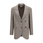P.A.R.O.S.H. Beige Wool Oves Aries Blazer