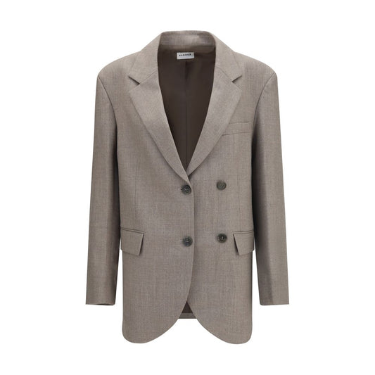 P.A.R.O.S.H. Beige Wool Oves Aries Blazer P.A.R.O.S.H.