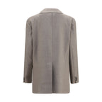 P.A.R.O.S.H. Beige Wool Oves Aries Blazer