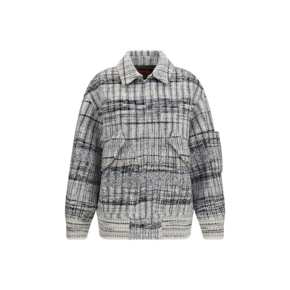 Missoni Multicolor Wool Oves Aries Bomber Missoni