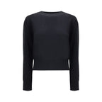 Ami Paris Black Wool Oves Aries Sweatshirt Ami Paris