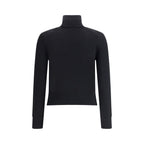 Ami Paris Black Merino Wool Turtleneck Ami Paris