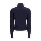 Ami Paris Blue Merino Wool Turtleneck Ami Paris