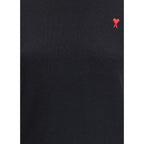 Ami Paris Black Merino Wool Turtleneck Ami Paris
