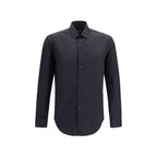 Giorgio Armani Black Cotton Dress Shirt Giorgio Armani