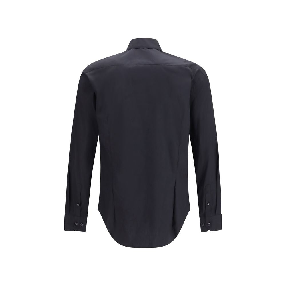 Giorgio Armani Black Cotton Dress Shirt Giorgio Armani
