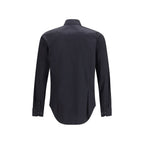 Giorgio Armani Black Cotton Dress Shirt Giorgio Armani