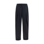 Giorgio Armani Blue Wool Oves Aries Dress Pants Giorgio Armani