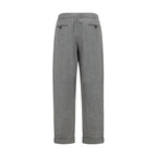 Giorgio Armani Gray Wool Oves Aries Casual Pants Giorgio Armani
