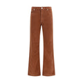 Haikure Brown Cotton Casual Pants Haikure