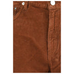 Haikure Brown Cotton Casual Pants Haikure