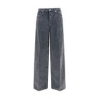 Haikure Gray Cotton Casual Pants Haikure