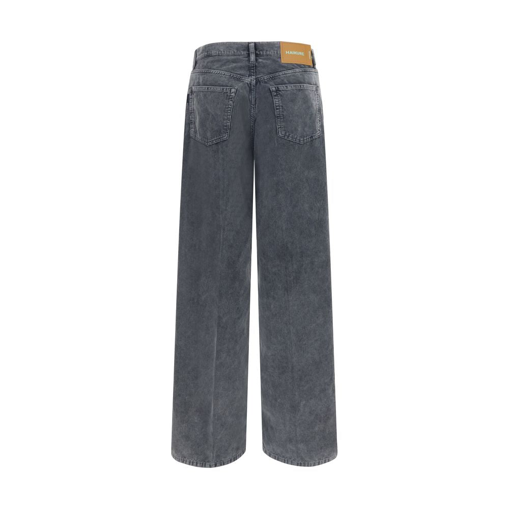 Haikure Gray Cotton Casual Pants Haikure
