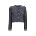 Balmain Blue Polyamide Cardigan Balmain