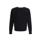 Ami Paris Black Wool Oves Aries Cardigan Ami Paris