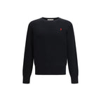 Ami Paris Black Wool Oves Aries Sweatshirt