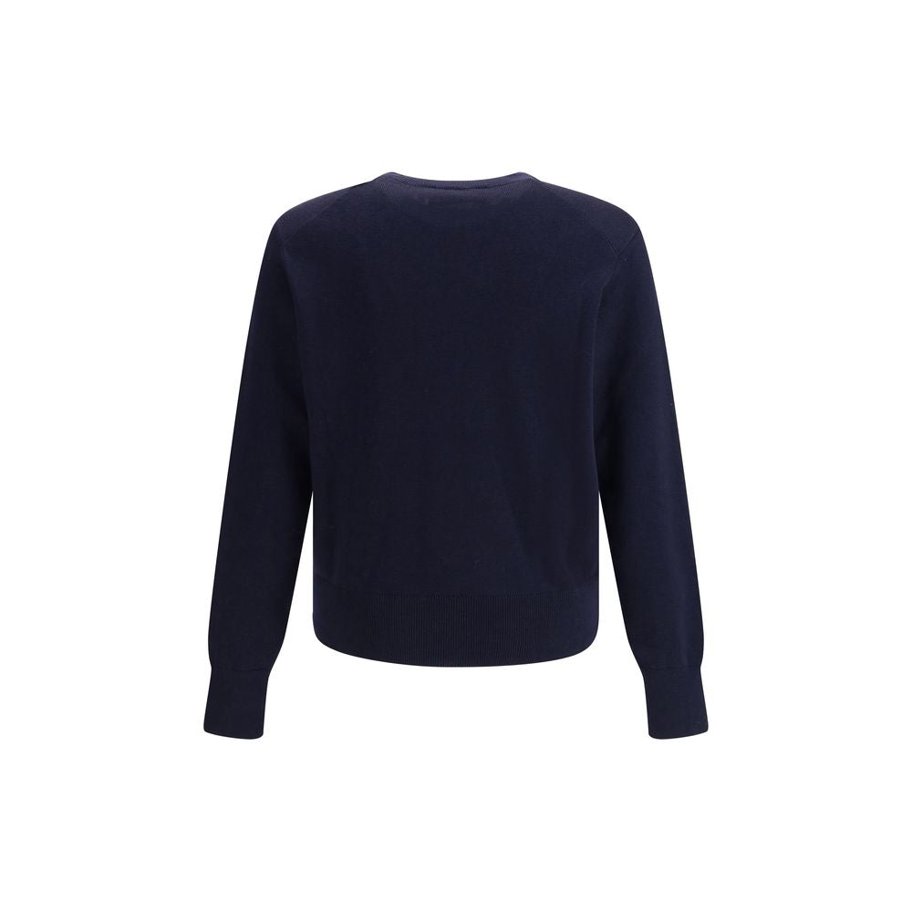 Ami Paris Blue Cotton Sweatshirt Ami Paris