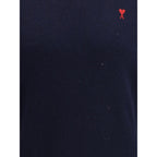 Ami Paris Blue Cotton Sweatshirt Ami Paris