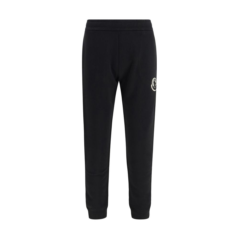 Moncler Black Cotton Athletic Pants Moncler